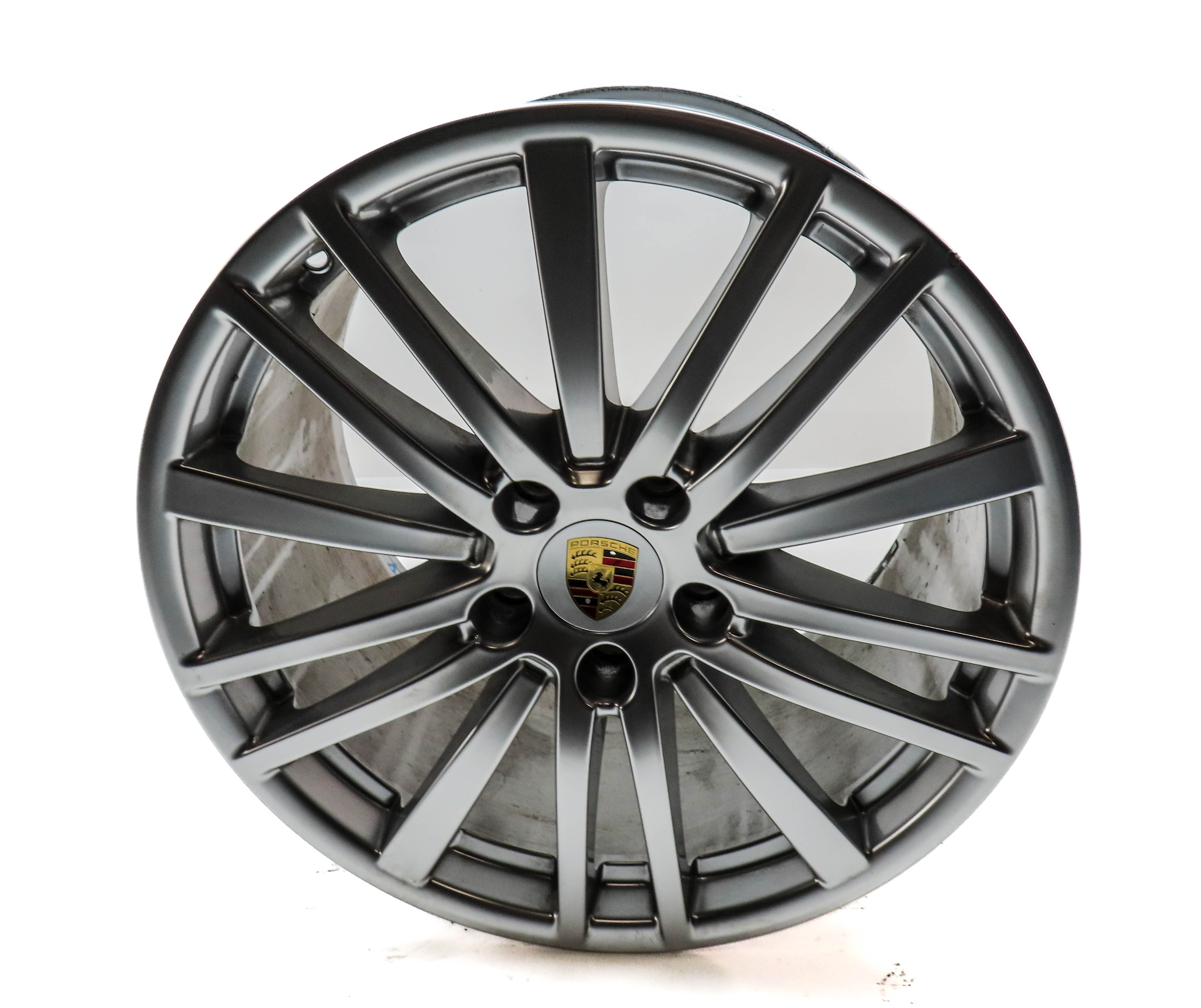 2010-2016 PORSCHE PANAMERA (970 G1) 20x11.5 ALUMINUM 15-SPOKE REAR WHEEL RIM — exact item pictured